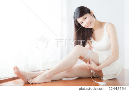 足部護理，腿部，腿部，腿部美麗，女性，專業，大腿，身體下，微笑 22448364