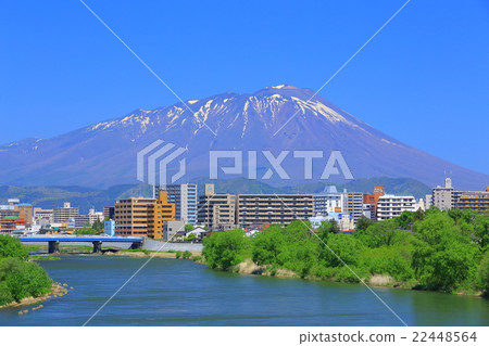 岩手縣和北上河 22448564