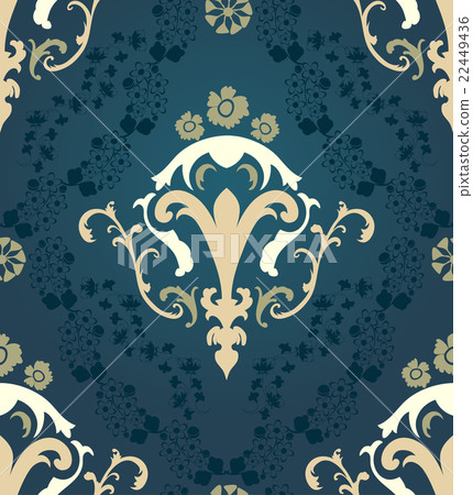 Damask seamless pattern 22449436