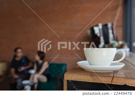 Coffee cup in coffee shop 22449478