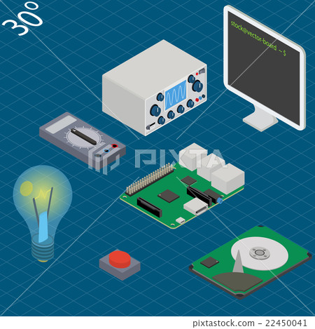 Isometric electronic research laboratory 22450041