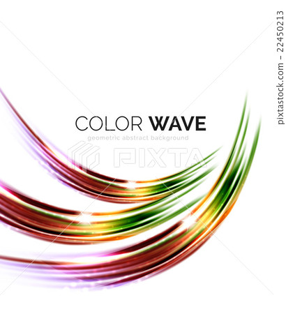 Blurred vector wave design elements 22450213