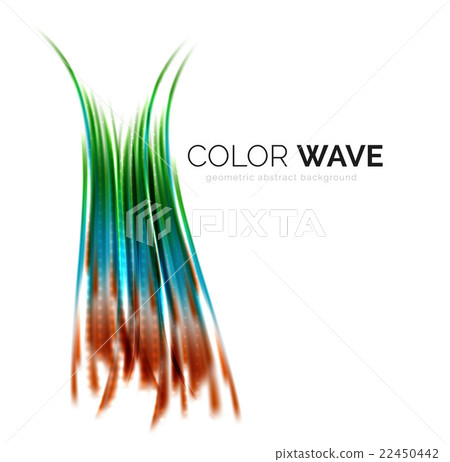 Glossy wave isolated on white background Glossy wave isolated on white background 22450442