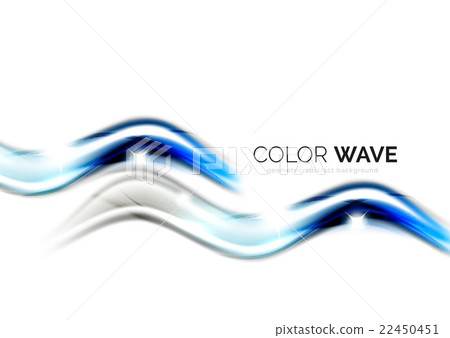 Abstract color wave design element Abstract color wave design element 22450451