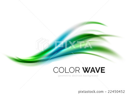 Abstract color wave design element Abstract color wave design element 22450452