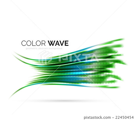 Abstract color wave design element Abstract color wave design element 22450454