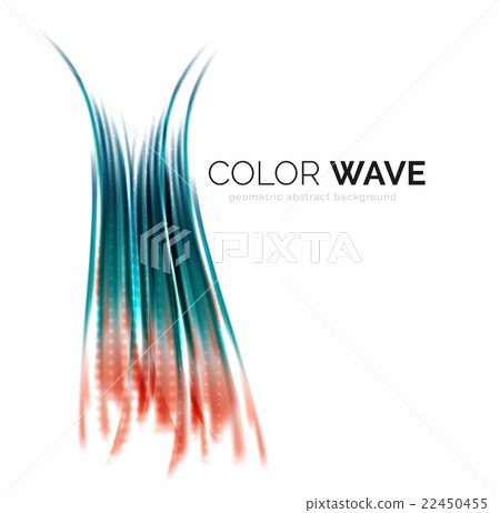 Abstract color wave design element Abstract color wave design element 22450455