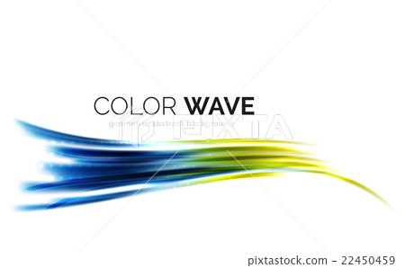 Abstract color wave design element Abstract color wave design element 22450459