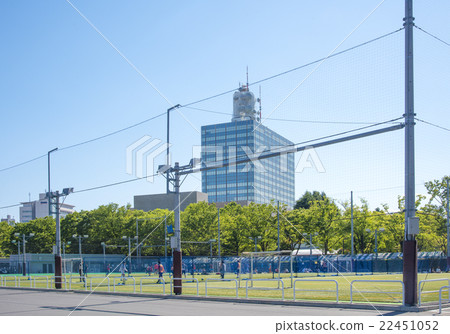 The futsal court (Shibuya-ku, Tokyo) that is attached to the Yoyogi Stadium 22451052
