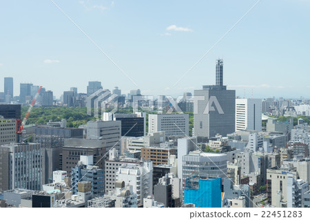 從Surugadai 5看到的Jimbo-cho和Kudanshita方向的街道 22451283