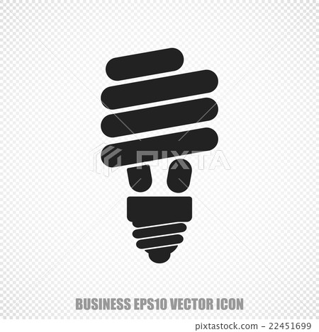 Finance vector Energy Saving Lamp icon. Modern - Stock Illustration ...