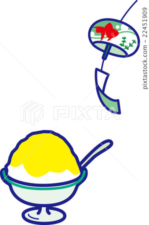 Shaved ice lemon wind champagne summer Shaved ice lemon wind champagne summer 22451909