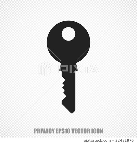 Privacy vector Key icon. Modern flat design. - Stock Illustration ...