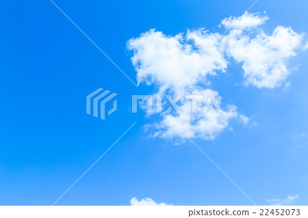 天空雲彩拷貝空間積雲春天天空寬拷貝空間 22452073