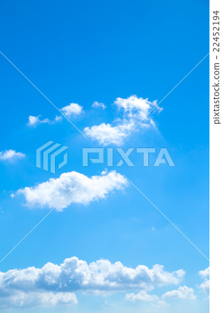 天空雲彩拷貝空間積雲春天天空寬拷貝空間 22452194