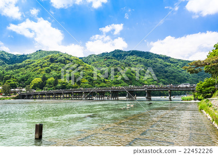 Kohto Arashiyama fresh green Togetsu Bridge 22452226
