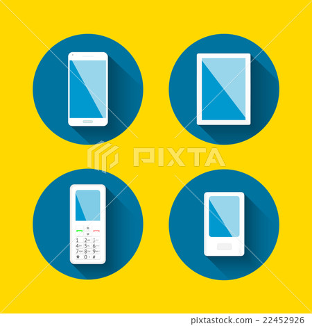 Mobile icons set Mobile icons set 22452926