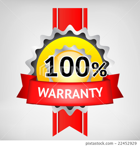 Award icon with warranty sign Award icon with warranty sign 22452929