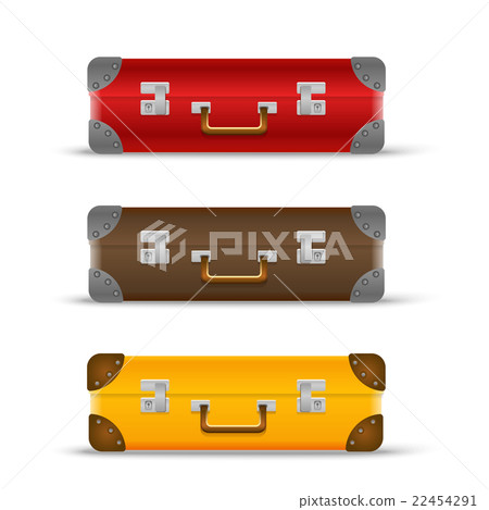 Different color travel bags vector collection 22454291