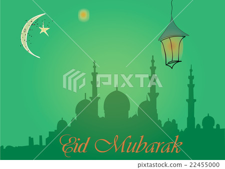 Creative greeting card design for holy month of Creative greeting card design for holy month of 22455000