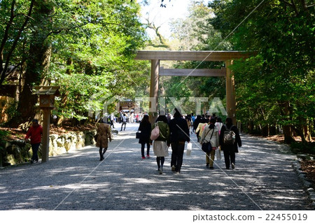 伊勢神社·鳥居鳥居鳥居（2） 22455019
