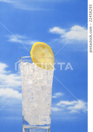 Soda water and blue sky 22456293