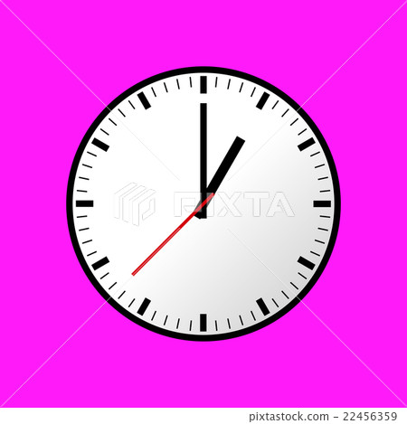 Clock icon, Vector illustration, flat design EPS10 22456359