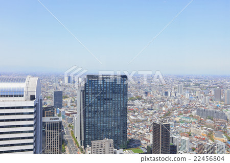 urban sprawl cityscape with Toshima urban sprawl cityscape with Toshima 22456804