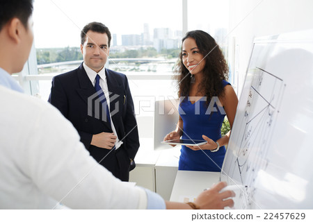 Meeting with customers Meeting with customers 22457629