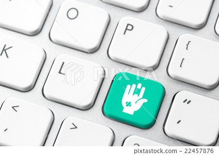 Medicine doctor & nurse working with medical icons 22457876