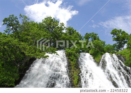 Oshyn sosin瀑佈在盛夏 22458322