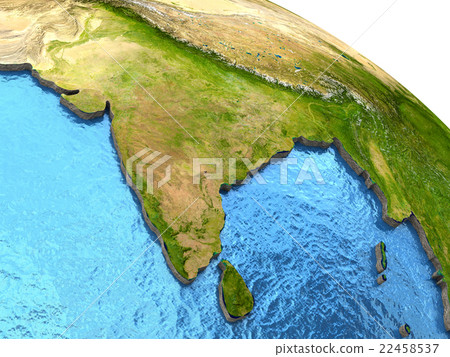Indian subcontinent on Earth 22458537