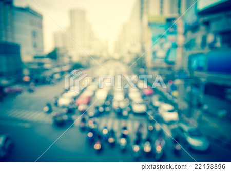 abstract Blurred photo of traffic jam with rush hour abstract Blurred photo of traffic jam with rush hour 22458896