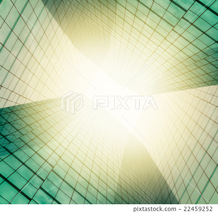 Modern business building glass of skyscrapers, Business concept of architecture 22459252