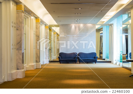 Lobby area of a hotel, office. Interior design concept Lobby area of a hotel, office. Interior design concept 22460100