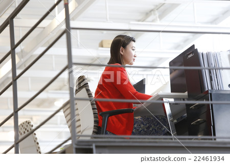 Women in desk work 22461934