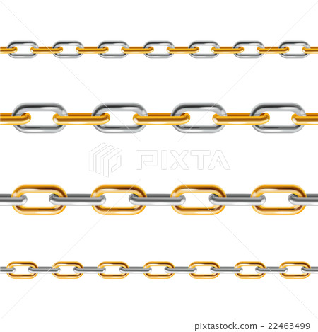 Chain Line Set. Vector - Stock Illustration [22463499] - PIXTA