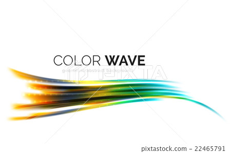 Abstract color wave design element Abstract color wave design element 22465791