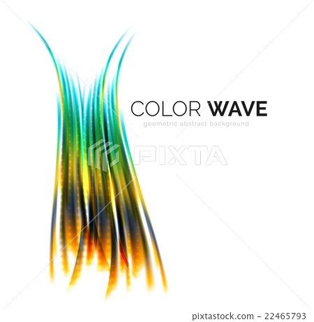 Abstract color wave design element Abstract color wave design element 22465793