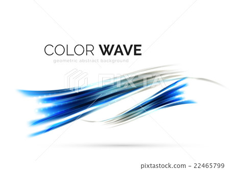 Abstract color wave design element Abstract color wave design element 22465799