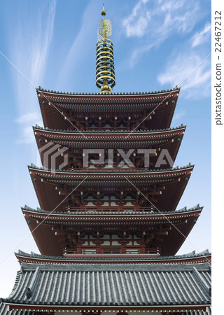 The Oldest Buddhist Temple of Tokyo. The Oldest Buddhist Temple of Tokyo. 22467212