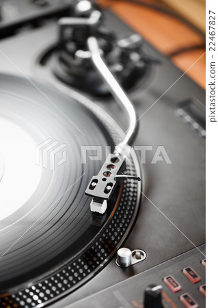 Professional turntable audio vinyl record player Professional turntable audio vinyl record player 22467827