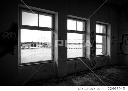 Abandoned house interior 22467945