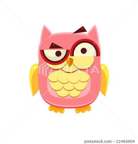 Confused Pink Owl Confused Pink Owl 22468804