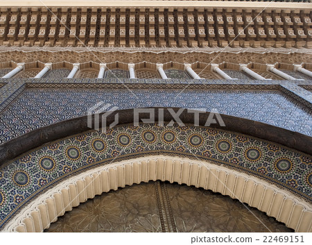 Fragment of Arabesque Architecture, Morocco Fragment of Arabesque Architecture, Morocco 22469151