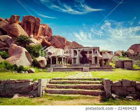 Ruins in Hampi Ruins in Hampi 22469428
