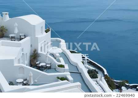 Beautiful view in Oia, Santorini, Greece 22469940