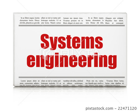 Science concept: newspaper headline Systems Science concept: newspaper headline Systems 22471120