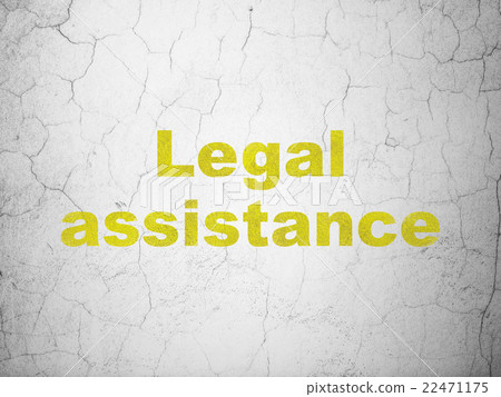 Law concept: Legal Assistance on wall background 22471175