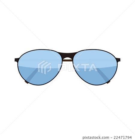 fashion glasses isolated on white. 22471794
